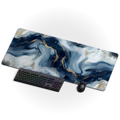 Blue and White Marble