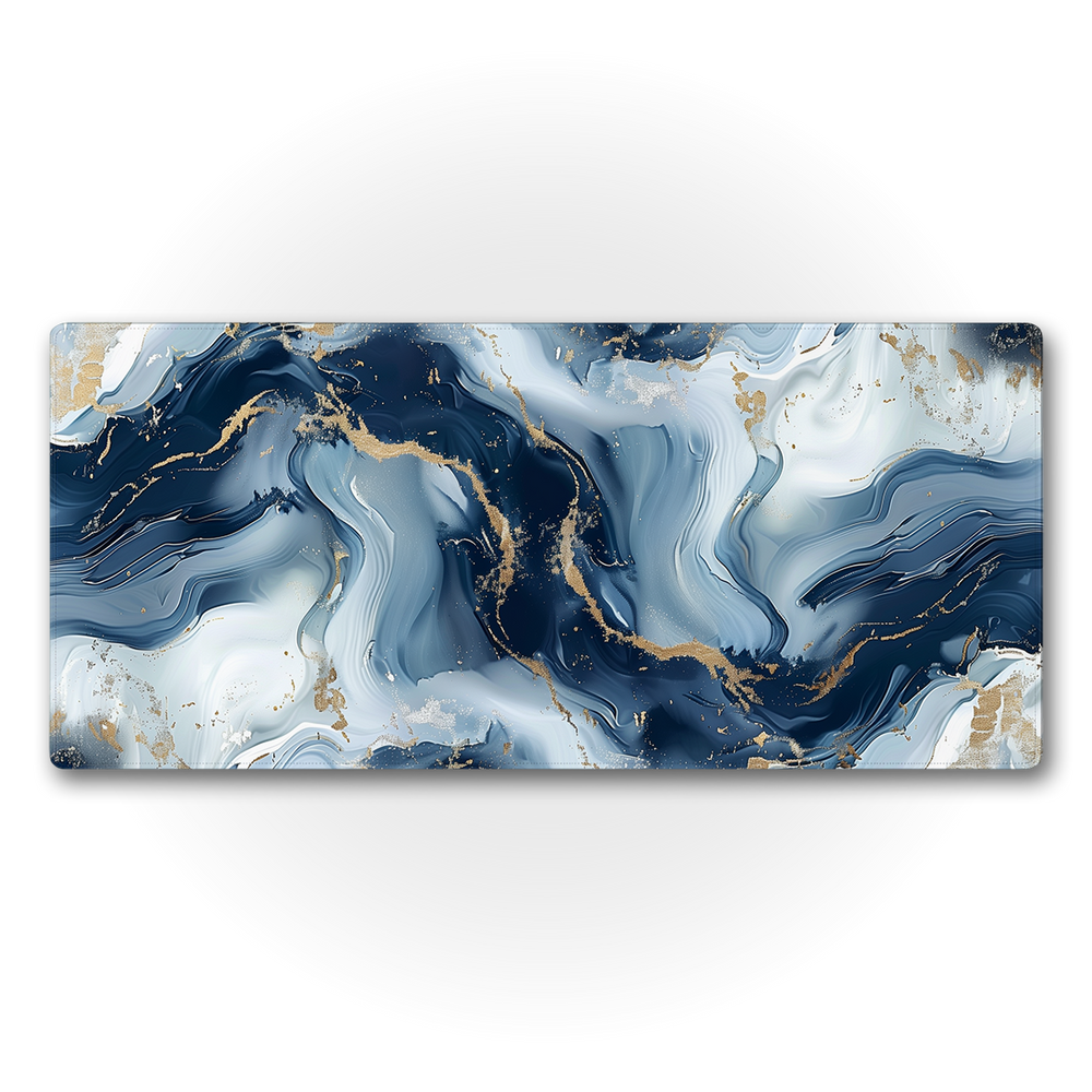 Blue and White Marble