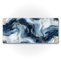 Blue and White Marble