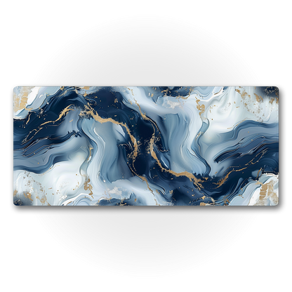 Blue and White Marble