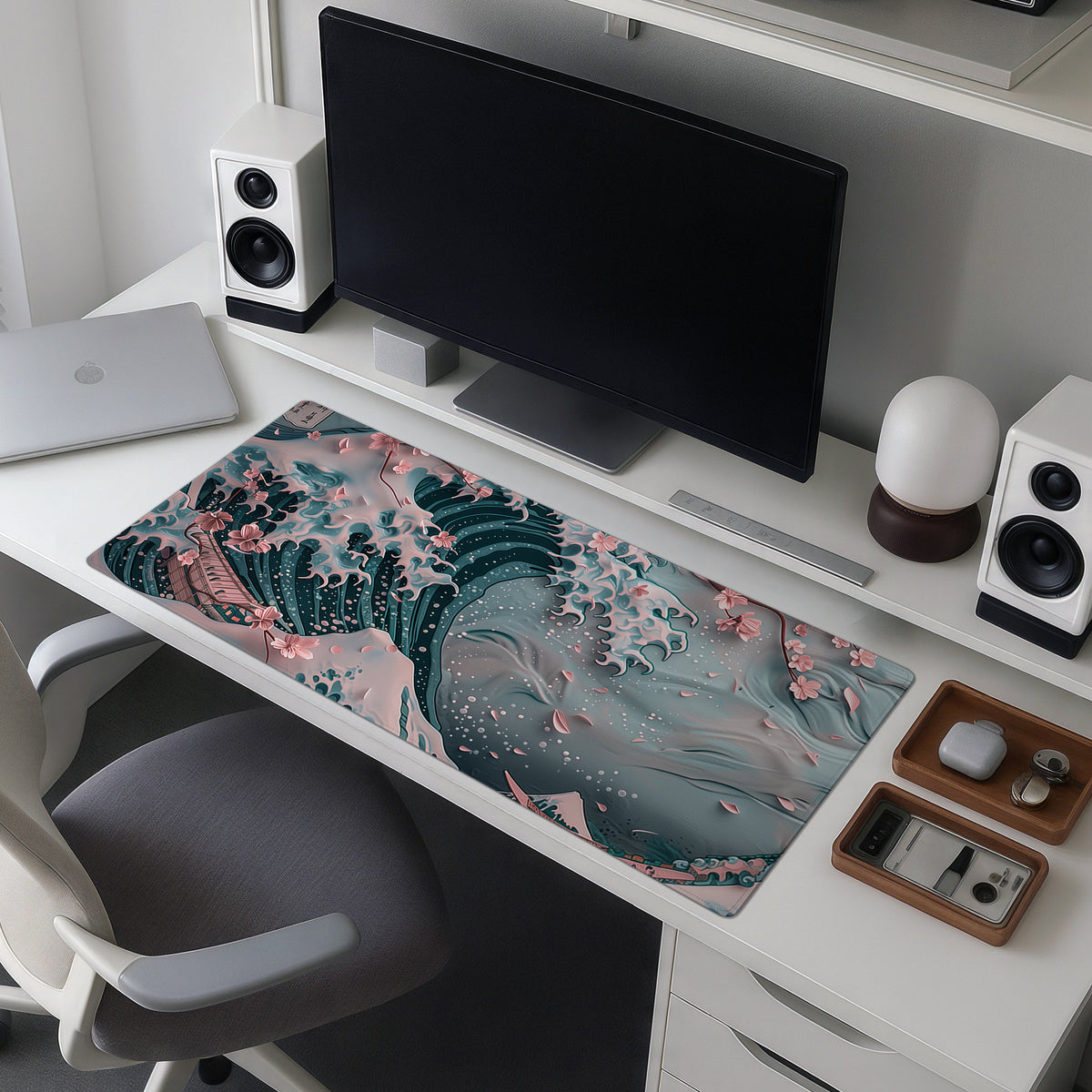 Sakura Wave Desk Mat — Pre-Order