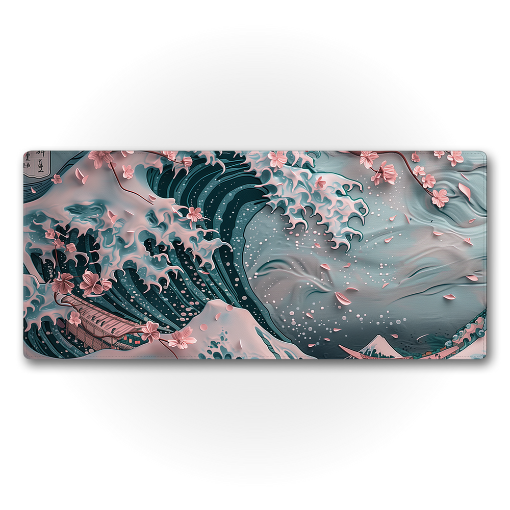 Sakura Wave Desk Mat — Pre-Order