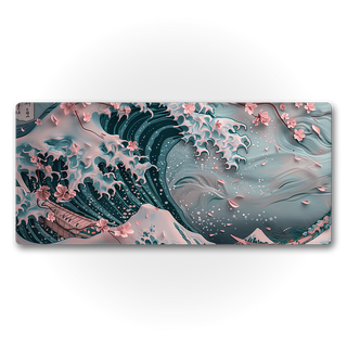 Sakura Wave Desk Mat