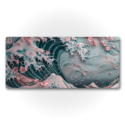 Sakura Wave Desk Mat — Pre-Order