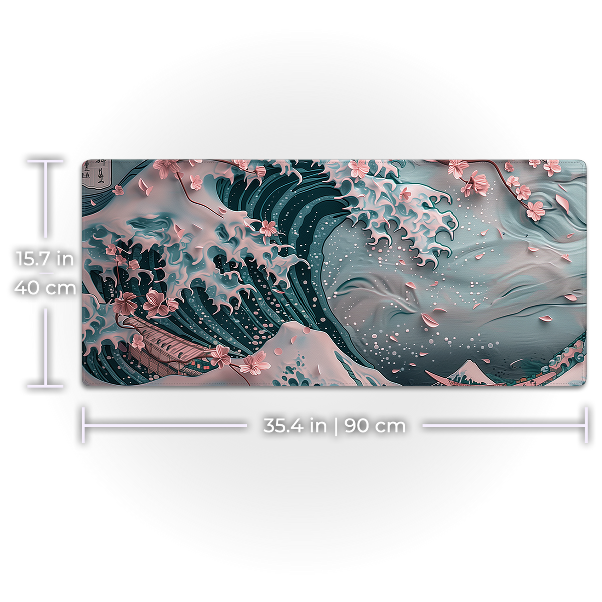 Sakura Wave Desk Mat
