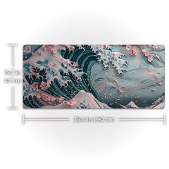Sakura Wave Desk Mat