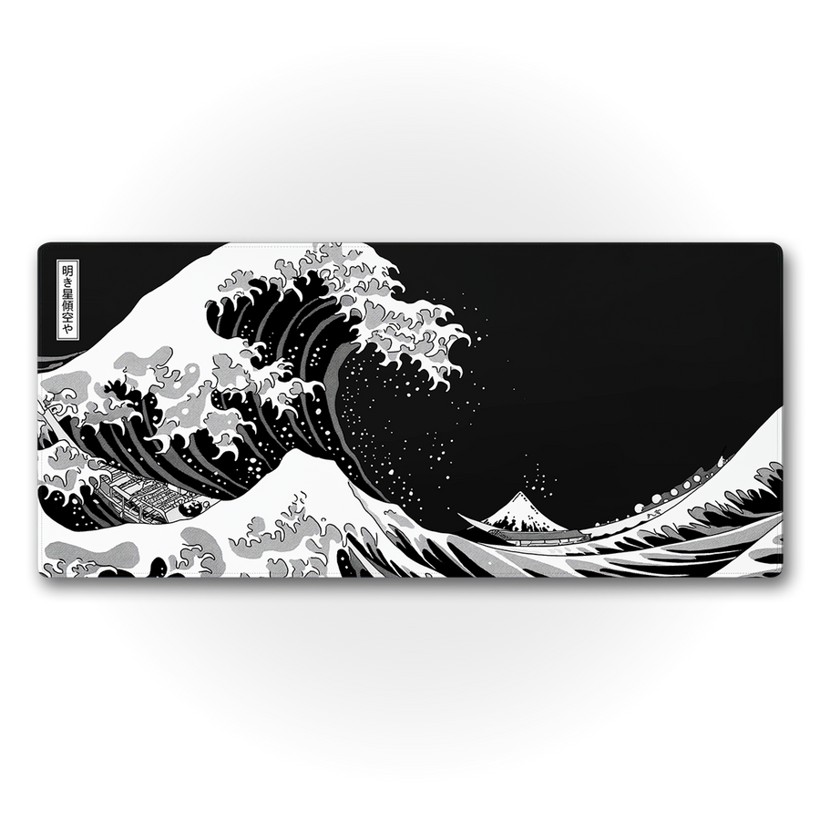 The Great Wave: Black & White
