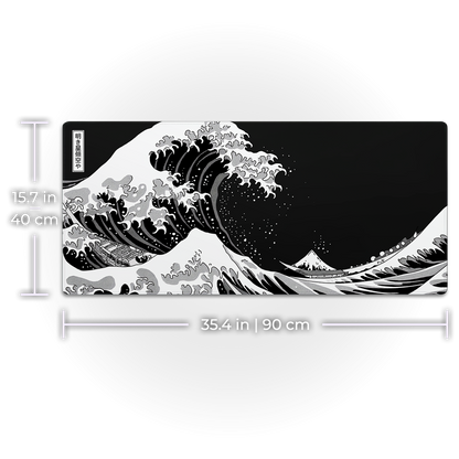 The Great Wave: Black & White