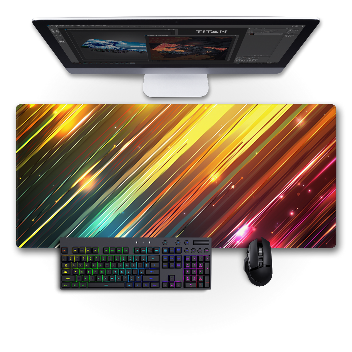 Titan Prism Desk Mat