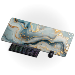 White and Gold Marble