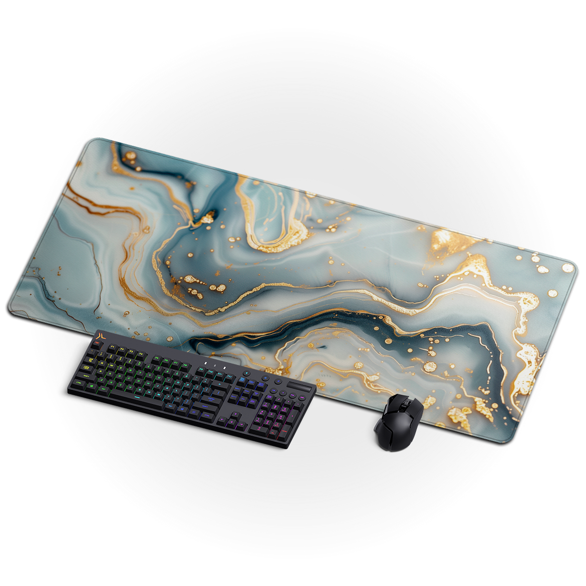 White and Gold Marble