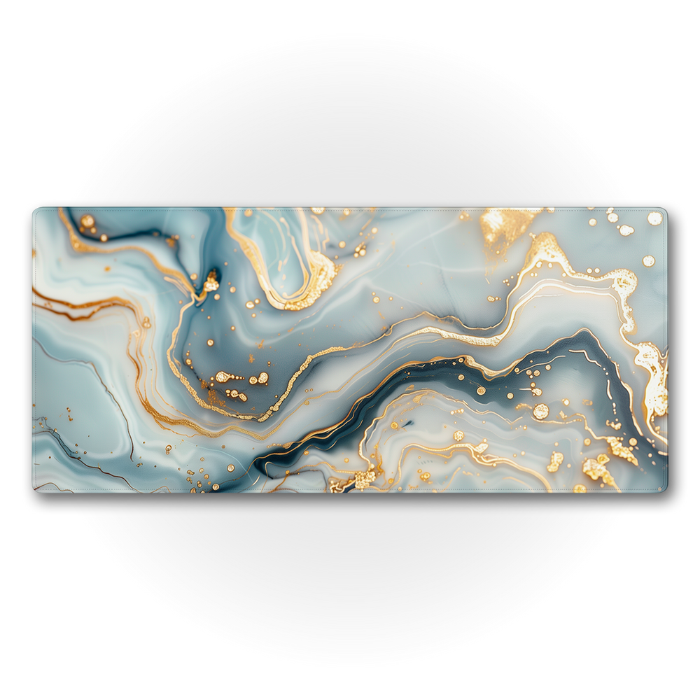 White and Gold Marble