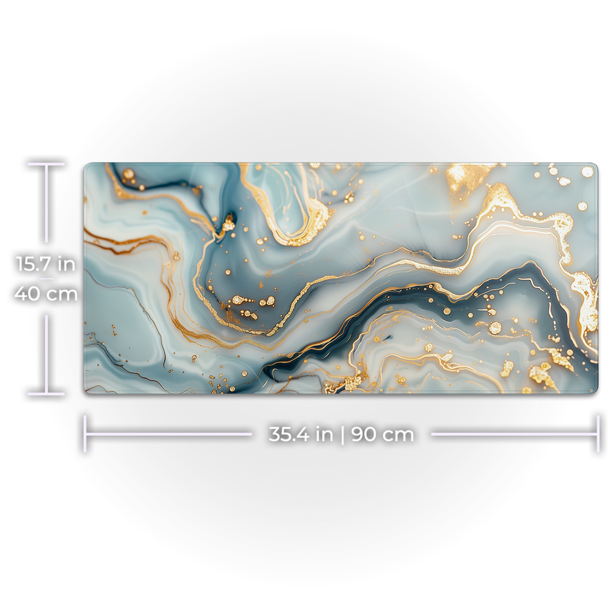 White and Gold Marble