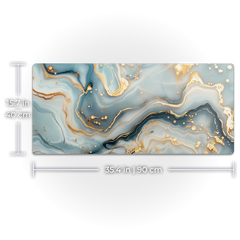 White and Gold Marble