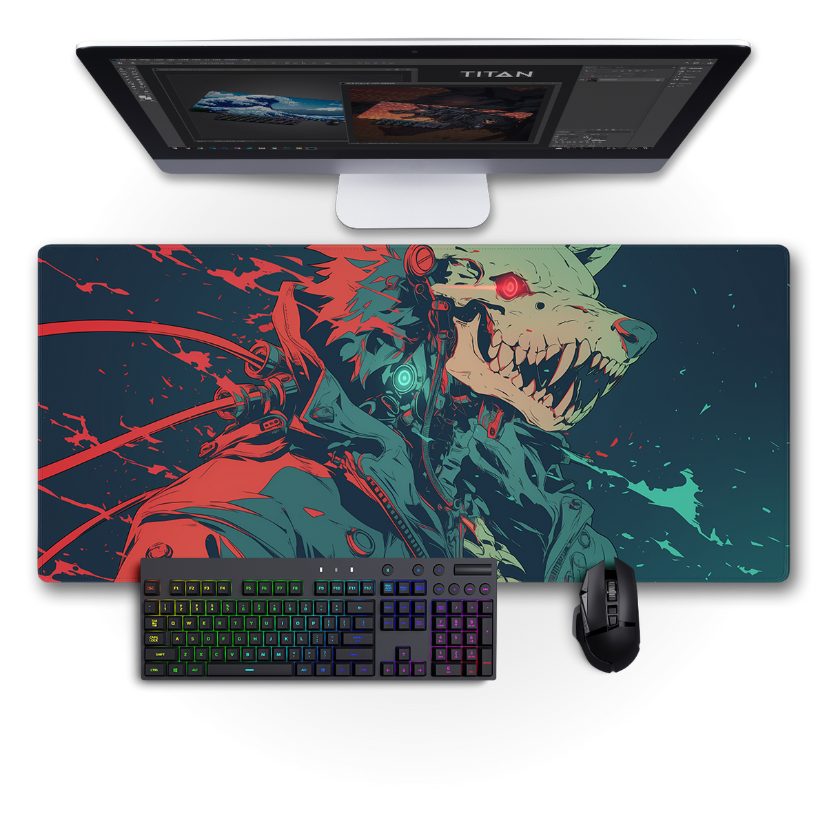 Wolf Spector Desk Mat