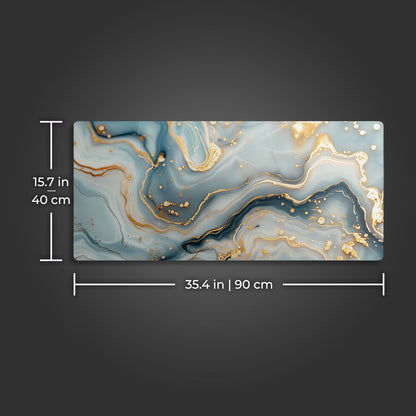 White and Gold Marble